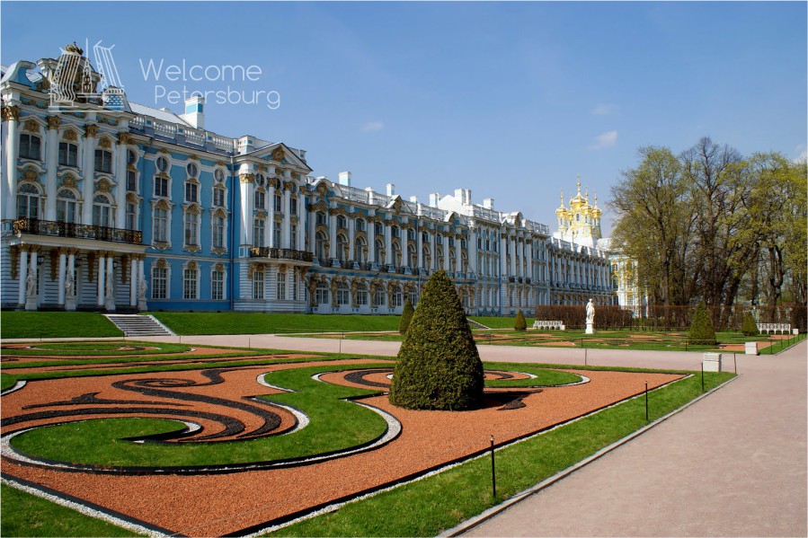 Экскурсия в Пушкин - Царское Село с посещением Екатерининского дворца и Янтарной комнаты